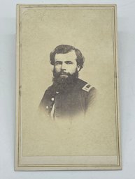 Original CDV Photo Image 1st Lieutenant William Crane Company K 7th Kansas Cavalry Civil War Soldier