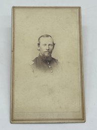 Original CDV Photo Image 7th Kansas Cavalry Civil War Soldier
