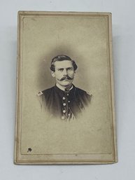 Original CDV Photo Image 11th KVC Kansas Cavalry Civil War Soldier Leavenworth Kansas
