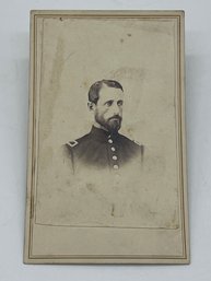 Original CDV Photo Image Sherman Bodwell 2nd Lieutenant Company H 11th KVC Kansas Cavalry Civil War Soldier