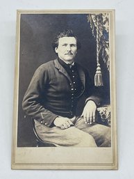 Original CDV Photo Image 11th KVC Kansas Cavalry Civil War Soldier