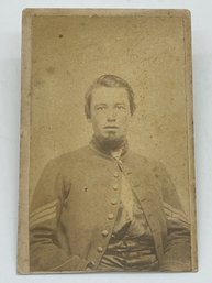 Original CDV Photo Image 12th KVC Kansas Cavalry Civil War Soldier