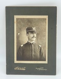 Original CDV Cabinet Photo Image W.A. Callahan 2nd Lieutenant Company L 20th USV Kansas Civil War Soldier