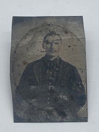 Original Tintype Tin Type Civil War Soldier Photo Image