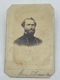 Original Civil War CDV Carte De Visite Photo Image Major General George Henry Thomas Civil War