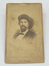 Rare Original Civil War CDV Carte De Visite Photo Image Confederate General John Hunt Morgan