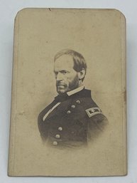 Original Civil War CDV Carte De Visite Photo Image General William Tecumseh Sherman Union Army