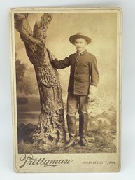 Original Civil War Cabinet Photo Image John Mitchell Troop G 5th Cavalry Ft. Reno Civil War