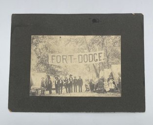 Original Grand Army Of The Republic Cabinet Photo Image Fort Dodge City Kansas Cavalry Civil War Soldier 1904