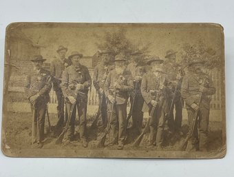 Grand Army Of The Republic Cabinet Photo Jewell Post #3 Pleasanton Kansas Mine Creek Cavalry Civil War Soldier