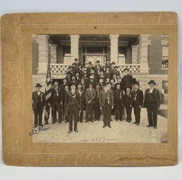 GAR Grand Army Of The Republic Cabinet Photo Image Ely C Wilson Kansas Cavalry Civil War Soldier 1907