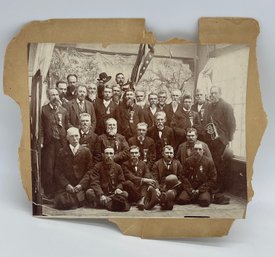 GAR Grand Army Of The Republic Cabinet Photo Image LaCrosse Post #222 Kansas Cavalry Civil War Soldier