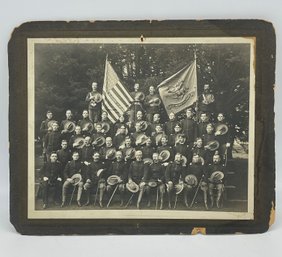 Original Cabinet Photo Image Presidio San Francisco 20t Regiment US Infantry Soldiers Civil Spanish War