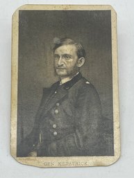 Civil Spanish American War CDV Photo Image Of General Kilpatrick Soldier Cavalry Gettysburg