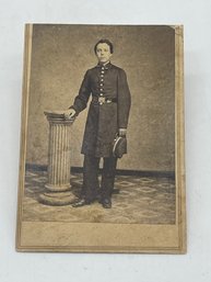 Original Civil War CDV Photo Image Of Soldier In Full Uniform Infantry Cavalry Military