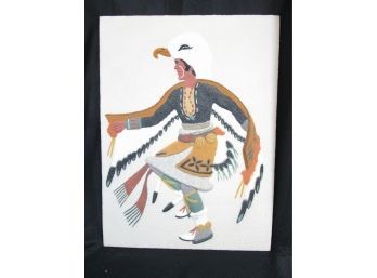 J. T. Toledo Sand Painting Native American Eagle Dancer