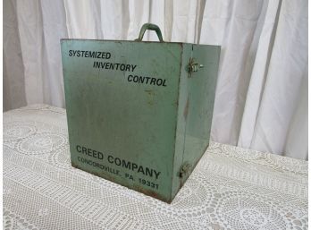 1972 Creed Co. Plumbing System Stock Easy Kit Metal Box FULL Of Little Boxes Plumbing Hardware
