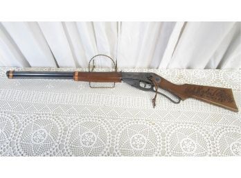 Rare Vintage Daisy Red Rider Carbine No. 111 Model 40 W/ Copper & Saddle Ring BB Gun