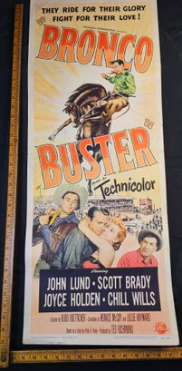 Bronco Buster Original Vintage Movie Poster