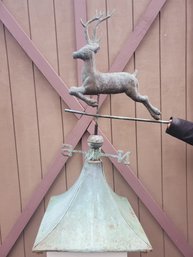 Stag Weathervane And Cupola