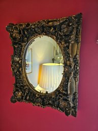 Heavily Carved Mirror