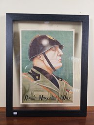 WW2 Fascist Ration Sheet Of Mussolini