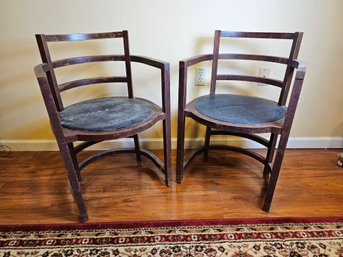 Pair Of Unique Deco Style Chairs