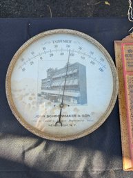 Pair Of Vintage Thermometers (Local)