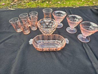 Collection Of Depression Glass