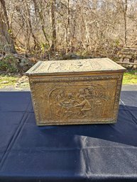 Brass Clad Wood Box