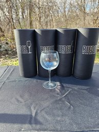 Set Of 4 Riedel Wine Glasses