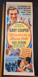 The Adventures Of Marco Polo Original Vintage Movie Poster