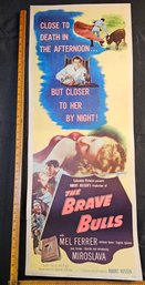 The Brave Bulls Original Vintage Movie Poster