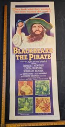 Blackbeard The Pirate Original Vintage Movie Poster