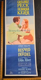 Beloved Infidel Original Vintage Movie Poster
