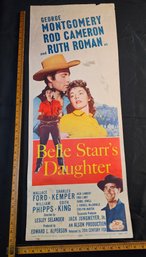 Belle Starr's Daughter Original Vintage Movie Poster
