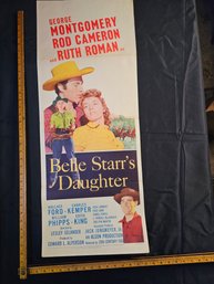 Belle Starr's Daughter Original Vintage Movie Poster (B)
