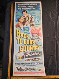 Back To Gods Country Original Vintage Movie Poster