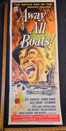 Away All Boats Original Vintage Movie Poster