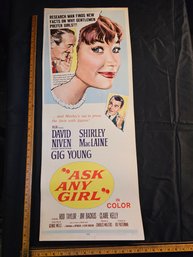 Ask Any Girl Original Vintage Movie Poster