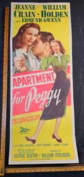 Apartment For Peggy Original Vintage Movie Poster