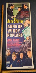 Anne Of Windy Poplars Original Vintage Movie Poster