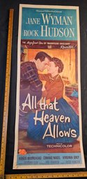 All That Heaven Allows Original Vintage Movie Poster