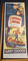 Distant Drums Original Vintage Movie Poster