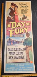 A Day Of Fury Original Vintage Movie Poster