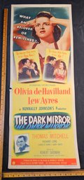The Dark Mirror Original Vintage Movie Poster