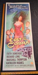 Cult Of The Cobra Original Vintage Movie Poster