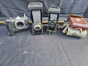 Lot Of 3 Antique Cameras