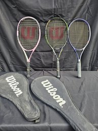 Lot Of Three Tennis Rackets