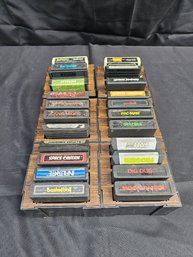 Collection Of Vintage Atari Cartridges